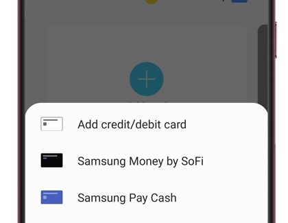 how to add debit card to samsung pay